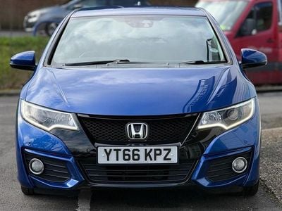 Used Honda Civic SE Plus 100 HP (73 kW) 2016 Blue Hatchback
