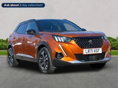 Second-hand Peugeot 2008 GTi 130 CP (95 kW) 2021 Portocaliu SUV