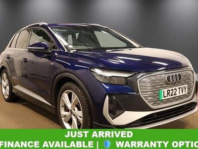Used Audi Q4 e-tron S-Line 150 kW (204 HP) 2022 Blue SUV