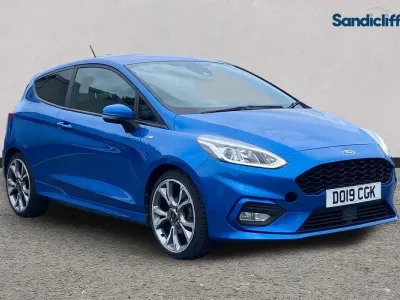 Used Ford Fiesta ST-Line 125 HP (91 kW) 2019 Blue Hatchback