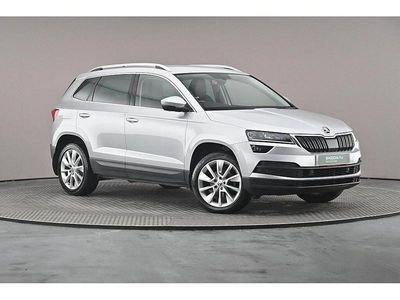 Brilliant silver metallic Used 2020 Skoda Karoq SE L SUV | £12,550 (Fair price)