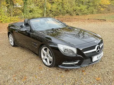 Käytetty Mercedes SL350 AMG 2013 Musta Avoauto