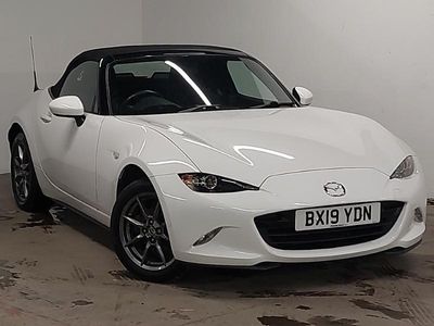 Used Mazda MX5 132 HP (97 kW) 2019 White Cabriolet
