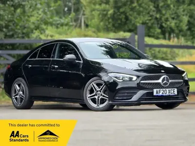 Used Mercedes CLA180 AMG Line Premium 136 HP (100 kW) 2020 Black Sedan