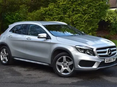 Used Mercedes GLA220 AMG line 170 HP (125 kW) 2015 Silver SUV