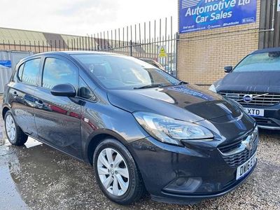 Used Vauxhall Corsa Design Edition 75 HP (55 kW) 2016 Black Hatchback