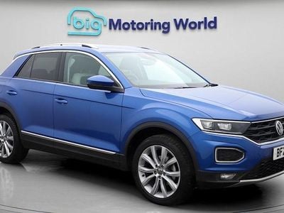 Used VW T-Roc SEL 150 HP (110 kW) 2021 Blue SUV