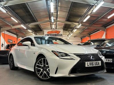 White Used 2016 Lexus RC300h Sport Line Coupe | £14,995 (Fair price)