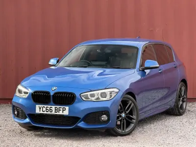 Used BMW 118 M Sport 148 HP (108 kW) 2016 Blue Hatchback