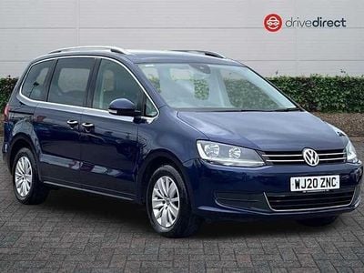 Used VW Sharan SE 150 HP (110 kW) 2020 Blue MPV