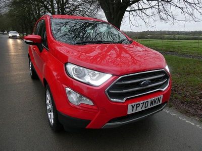 Red Used 2020 Ford Ecosport Titanium SUV | £6,990 (Super price)