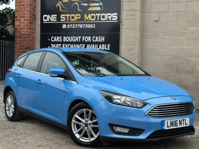 Used Ford Focus Zetec 2016 Blue Hatchback