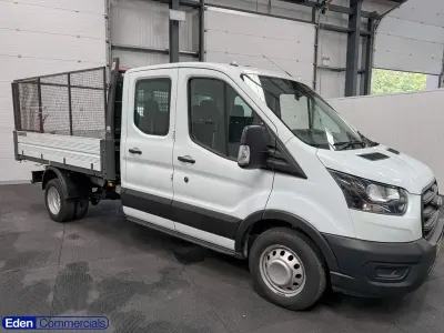 Used Ford Transit S 130 HP (95 kW) 2023 White Cabriolet