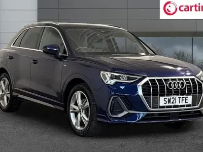 Used Audi Q3 S-Line 150 HP (110 kW) 2021 Blue SUV