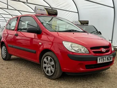 Used Hyundai Getz 62 HP (45 kW) 2007 Red Hatchback