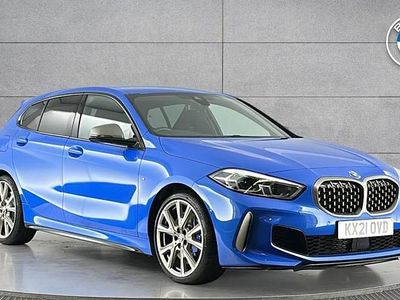 Used BMW M135 M Sport 306 HP (225 kW) 2021 Blue Hatchback