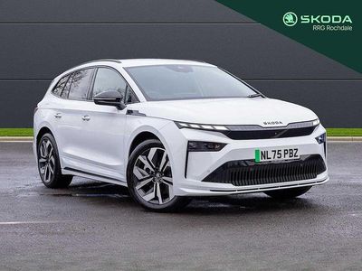 Used Skoda Enyaq iV SportLine 210 kW (286 HP) 2025 Moon white metallic SUV