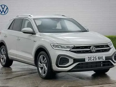 Usado VW T-Roc R-line 150 HP (110 kW) 2025 Cinzento SUV