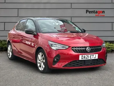 Used Vauxhall Corsa Elite 99 HP (72 kW) 2021 Red Hatchback