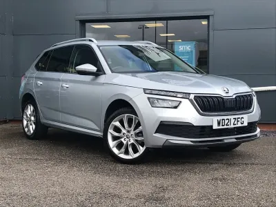 Used Skoda Kamiq SE L 110 HP (80 kW) 2021 Silver SUV