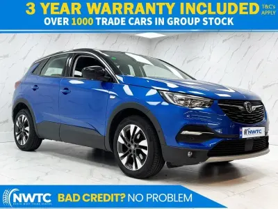 Used Vauxhall Grandland X Sport 130 HP (95 kW) 2019 Blue SUV
