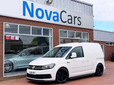Begagnad VW Caddy Startline 102 HK (75 kW) 2016 Vit Minibuss