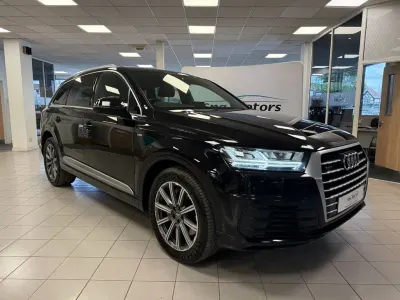 Used Audi Q7 S-Line 272 HP (200 kW) 2018 Black SUV