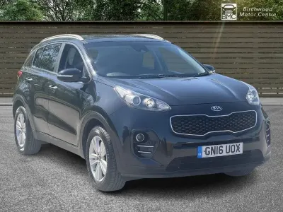 Used Kia Sportage 114 HP (83 kW) 2016 Black SUV
