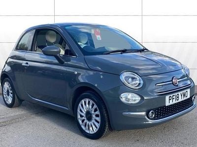 Used Fiat 500 Lounge 69 HP (50 kW) 2018 Grey Hatchback