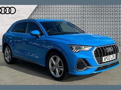 Second-hand Audi Q3 S-Line 150 CP (110 kW) 2022 Albastru SUV