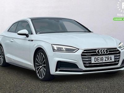 Used Audi A5 S-Line 190 HP (139 kW) 2018 White Coupe