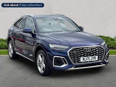 Used Audi Q5 S-Line 200 HP (147 kW) 2021 Blue SUV