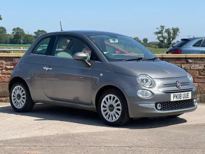 Used Fiat 500 Lounge 69 HP (50 kW) 2018 Grey Hatchback