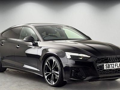 Used Audi A5 Sportback Black Edition 2022 Mythos black metallic/mythos black metallic Hatchback