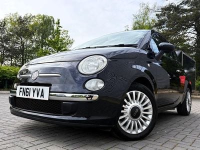 Usado Fiat 500 Lounge 85 HP (62 kW) 2011 Preto Citadino