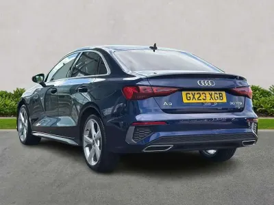Used Audi A3 S-Line 108 HP (79 kW) 2023 Blue Sedan