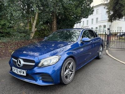 Used Mercedes C200 AMG Line Premium 160 HP (117 kW) 2020 Blue Sedan