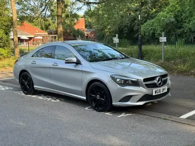 Used Mercedes CLA180 122 HP (89 kW) 2016 Silver Coupe