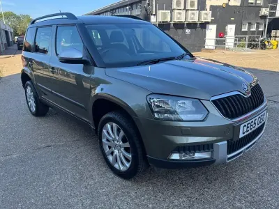 Used Skoda Yeti SE 110 HP (80 kW) 2015 Green SUV