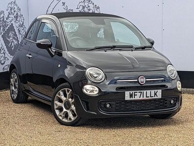 Used Fiat 500 Connect 70 HP (51 kW) 2021 Black Cabriolet