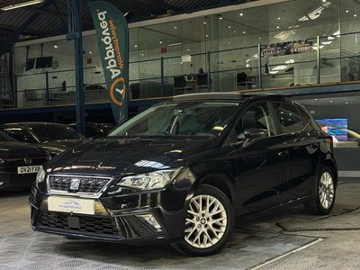 Begagnad Seat Ibiza Design 95 HK (69 kW) 2018 Svart Halvkombi