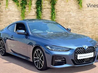 Used BMW 420 M Sport 190 HP (139 kW) 2021 Blue Coupe