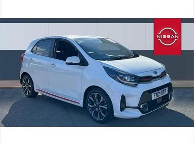 Used Kia Picanto GT-Line 67 HP (49 kW) 2021 White Hatchback