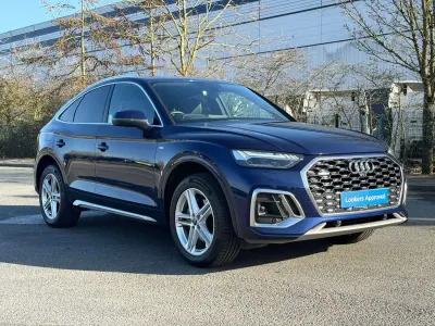 Used Audi Q5 S-Line 204 HP (150 kW) 2023 Blue SUV