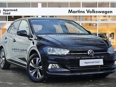 Used VW Polo Match 95 HP (69 kW) 2021 Black Hatchback