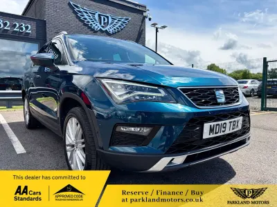 Used Seat Ateca XCELLENCE 115 HP (84 kW) 2019 Blue SUV
