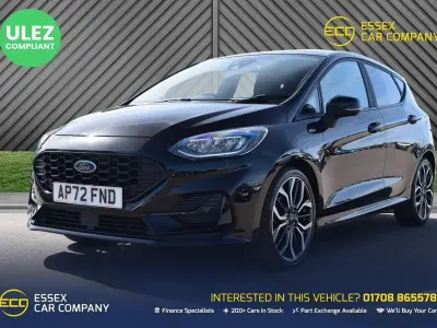 Begagnad Ford Fiesta ST-Line X 100 HK (73 kW) 2022 Svart Halvkombi