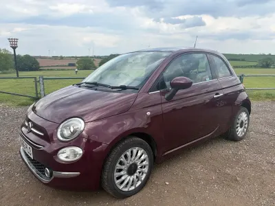 Used Fiat 500 Lounge 69 HP (50 kW) 2016 Red Hatchback