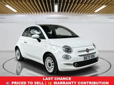 Used Fiat 500 Dolcevita 70 HP (51 kW) 2022 White Hatchback