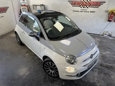 Used Fiat 500C Collezione 69 HP (50 kW) 2018 White Cabriolet